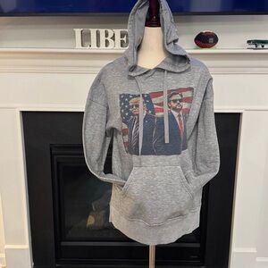 Athletic Works Graphic Hoodie – Gray – XS (0–2)